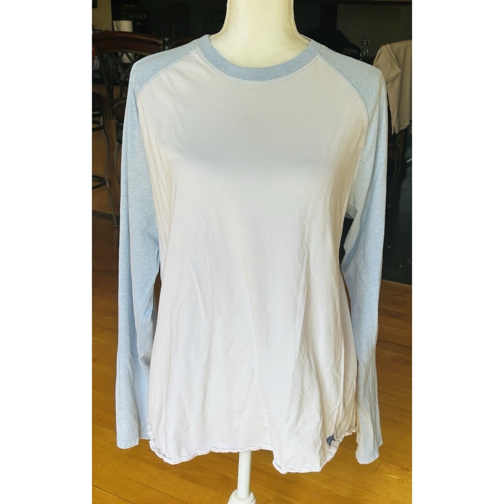 Slade Wilder L‎ White Light Blue Raglan Long Sleeve T Shirt No. 151